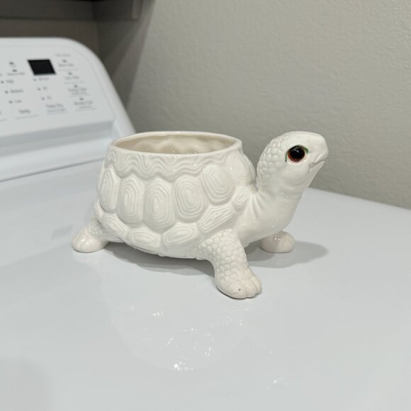 MCM Fitz & Floyd Turtle Planter - Picture 11 of 16